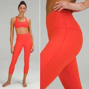 🆕️ Lululemon Align High-Rise Lined Crop 23" Leggings in Solar Orange